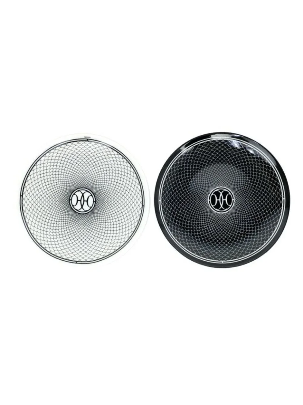 Hermes Panplate H DECO Set Of 2 White Black Plate Pair Pottery Accessori